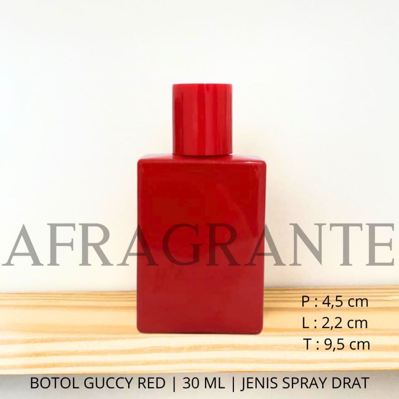 botol parfum guccy merah 30 ml drat- botol parfum isi ulang 30 ml- botol parfum lucu- botol parfum k