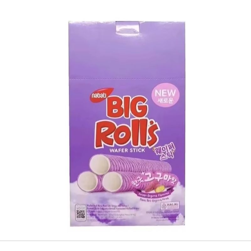 

Nabati Big Rolls Rasa Goguma Korea 1 box / 20 pcs