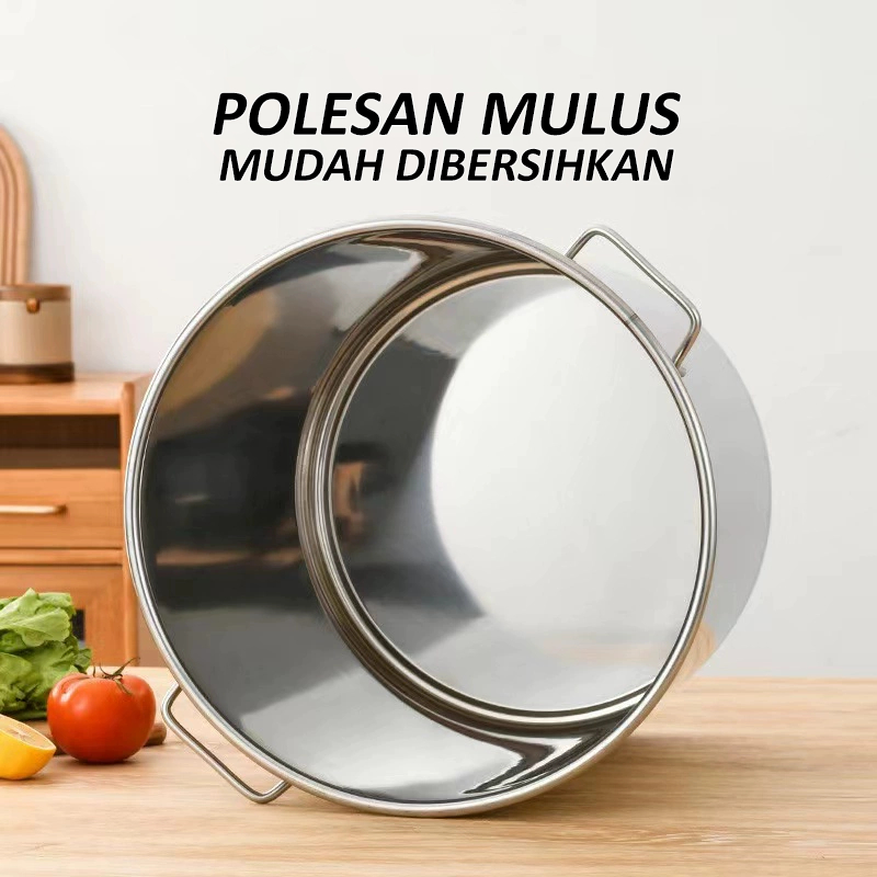 NEW ROYALSTAR DANDANG STAINLESS STEEL SUS304 TEBAL PANCI BAKSO