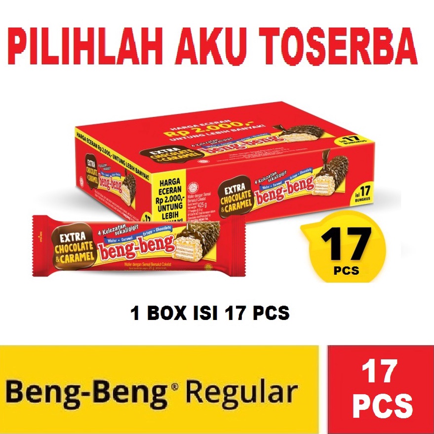 

[☀C3>] Beng-Beng Regular - Beng-Beng Coklat 25gr - ( HARGA PER BOX ) Diskon Spesial