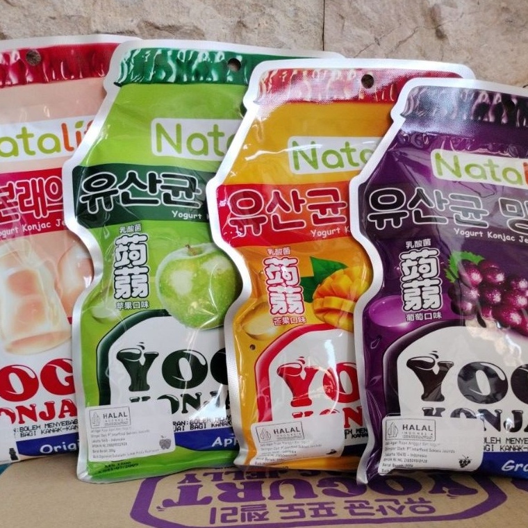 

[✣N61>] NATALIFE YOGURT KONJAC JELLY ( KOREA)15 PCS Harga pas