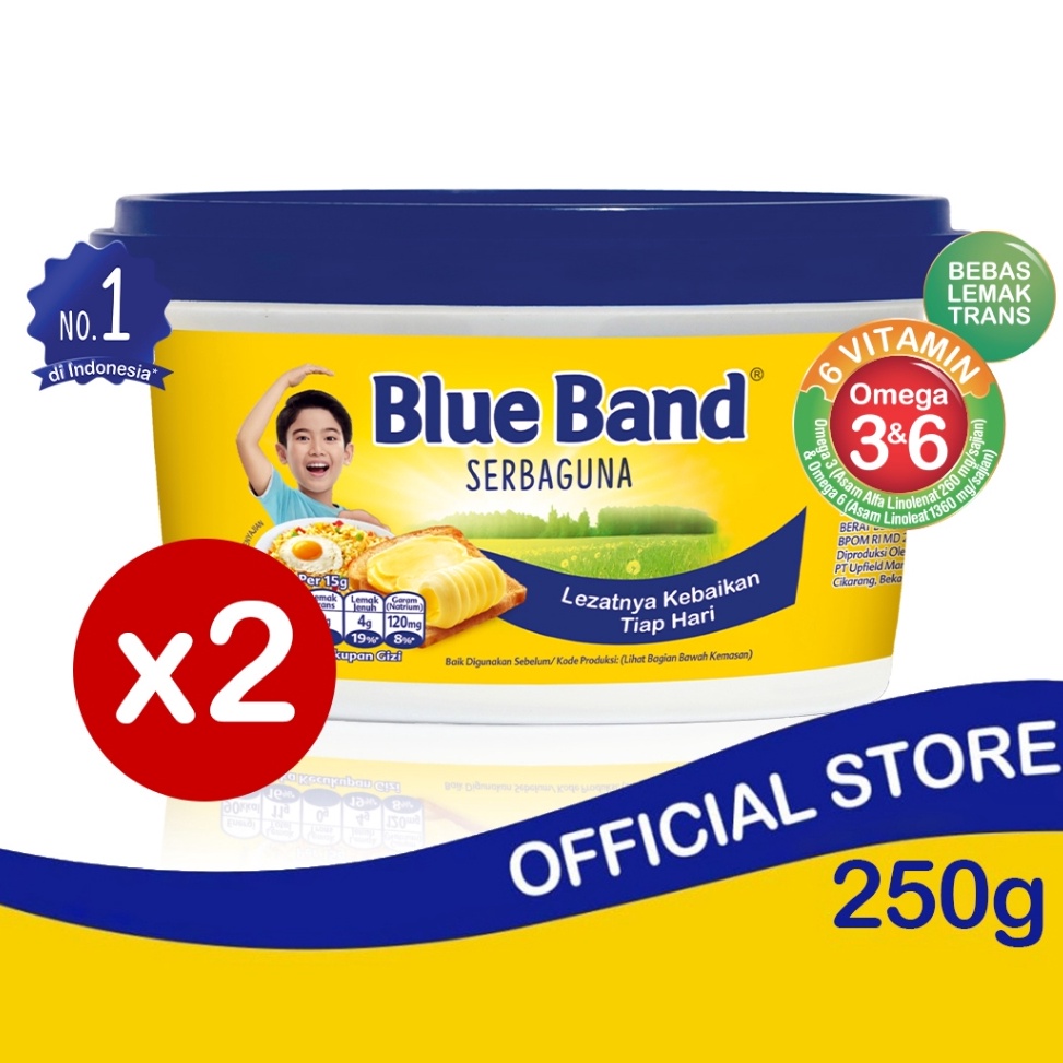 

COD Blue Band Serbaguna Margarin Masak (2 x 250 gr) c9qhj