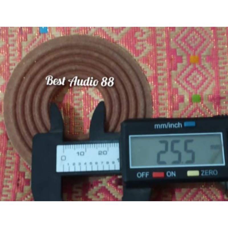 Demper speaker 4 3.5 inch 4inch 3.5inch diameter 7cm trepes voice coil 25.5mm 1 inch