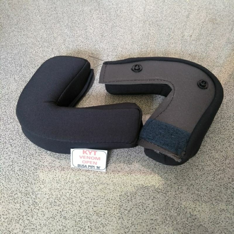 Busa Pipi KYT open Venom || Check Pad Busa samping KYT Venom Open Kancing plastik Spon Helm KYT Open