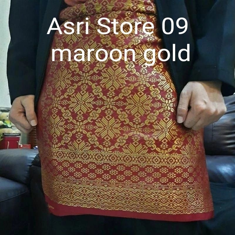 RUMPAK SONGKET/rumpak melayu/Rumpak Tali/Lilit Abah/Songket melayu pria/kain samping pria/Rumpak ana