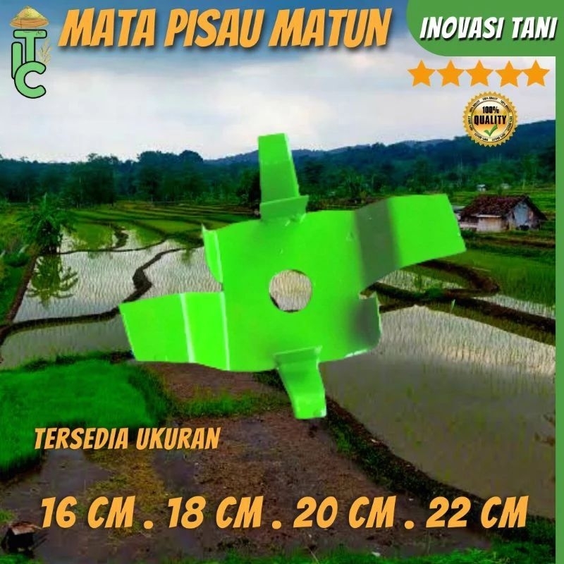 Mata Pisau Potong Rumput Alat Matun Padi Multiguna | Mata Pisau Penyiang Gulma | Pisau Pembersih Rum