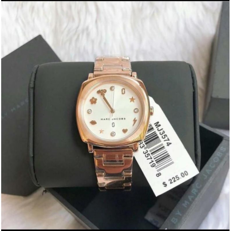 JAM TANGAN WANITA MARC JACOBS MJ 3574 / MJ3574 ROSEGOLD ORIGINAL FULLSET