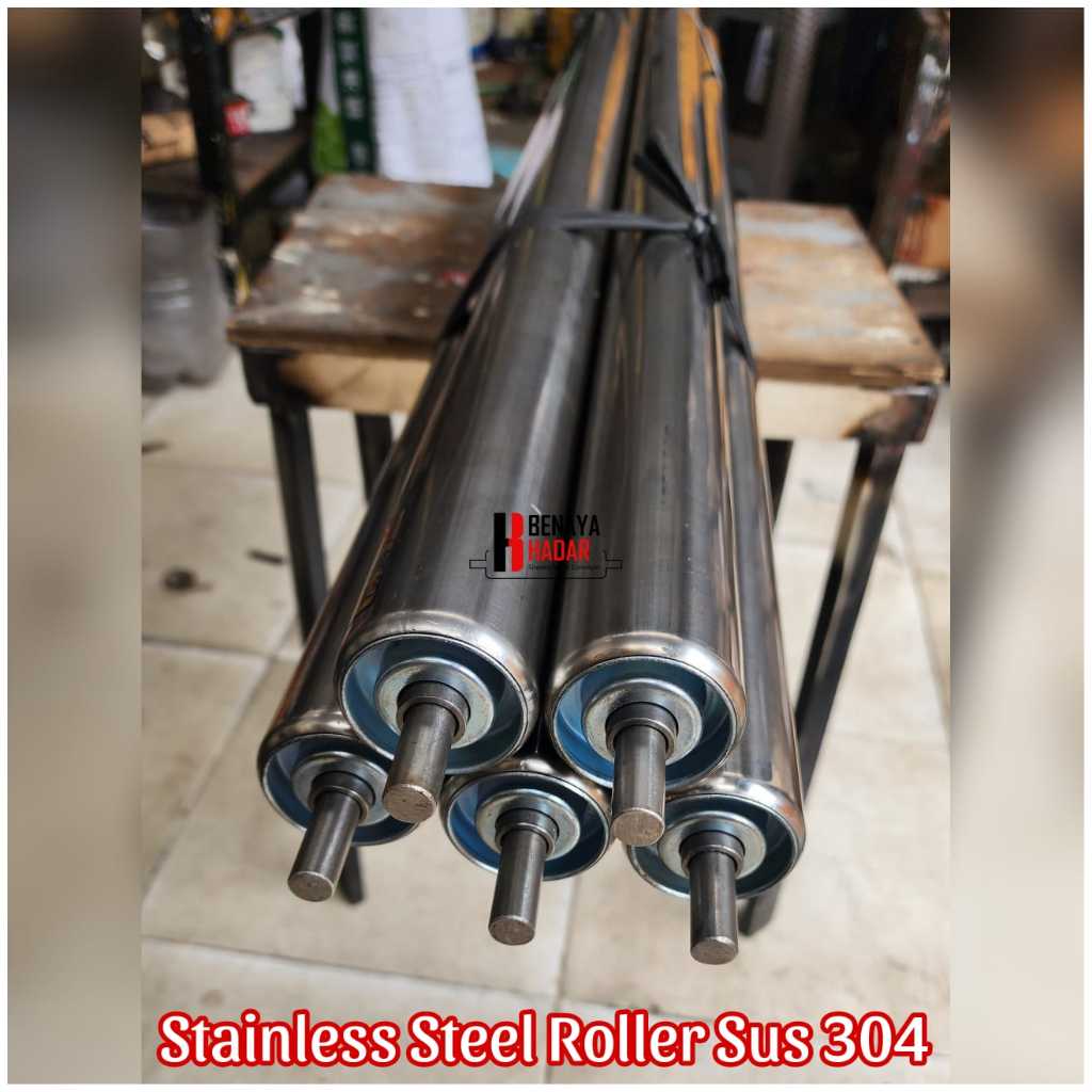 Stainless Steel Roller 50 mm x 1100 mm x 1170 mm as 12 mm sus 304 food grade roller conveyor