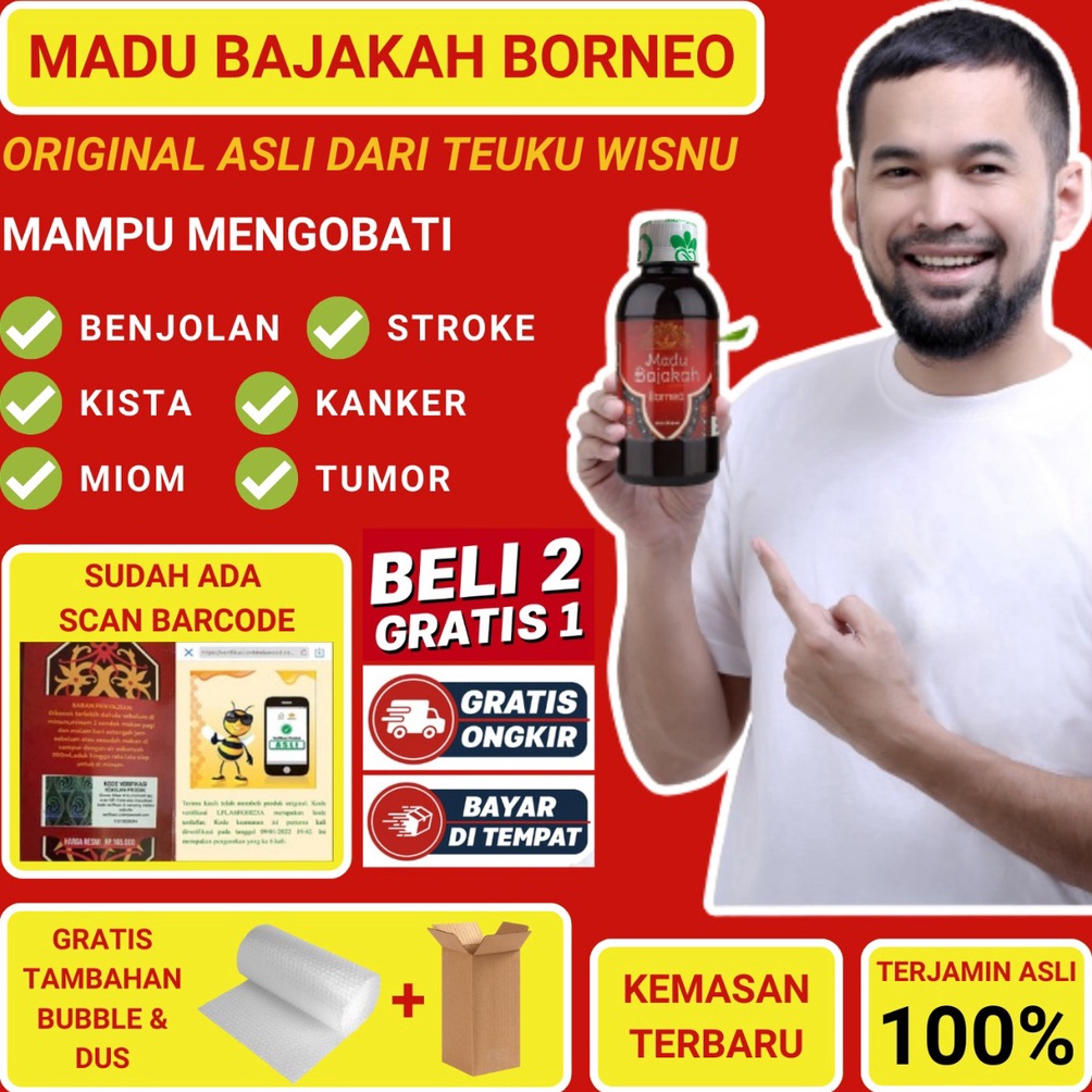 

[☺G29➢] Madu Bajakah Borneo [ORIGINAL 1000%] - Herbal Kanker Tumor Benjolan Kelenjar Asam Lambung dan Segala Kronis BA by Teuku Wisnu Langsung proses