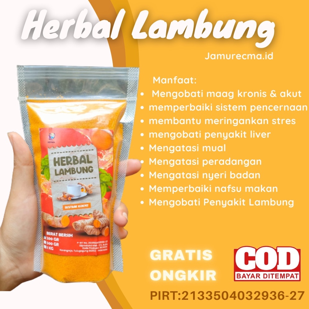 

97 HERBAL ASAM LAMBUNG/MAGH/GERD / EKSTRAK KUNYIT TEMULAWAK ❇Laris