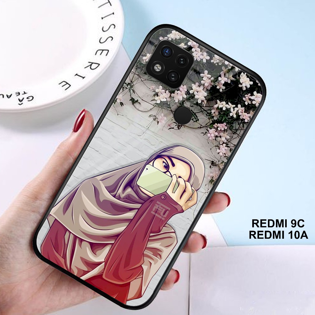 Case Xiaomi Redmi 9C / Redmi 10A - Casing REDMI 9C / REDMI 10A - ( Hijab ) - Case Hp - Casing Hp - S