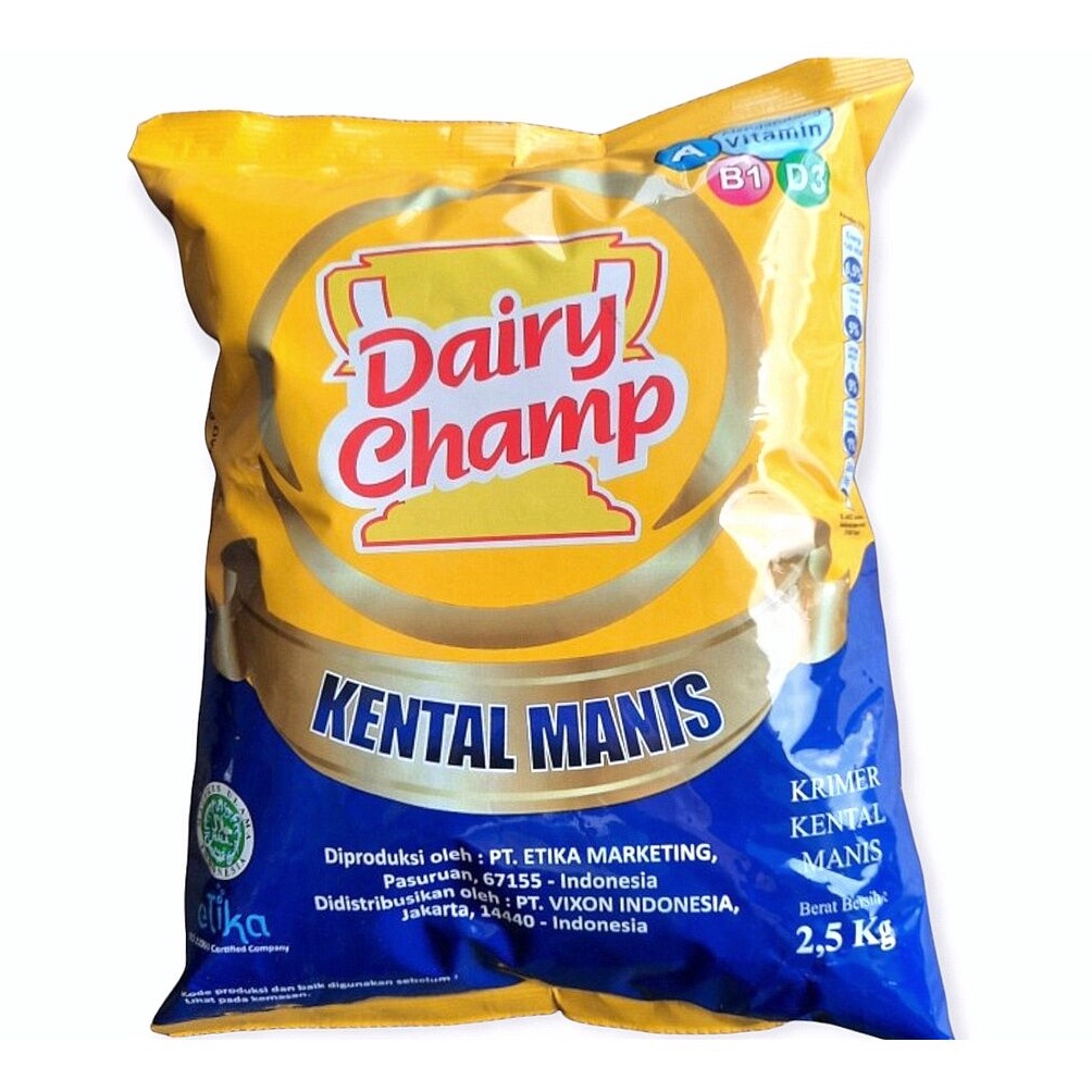 

Dairy Champ Susu Kental Manis 2,5kg 65