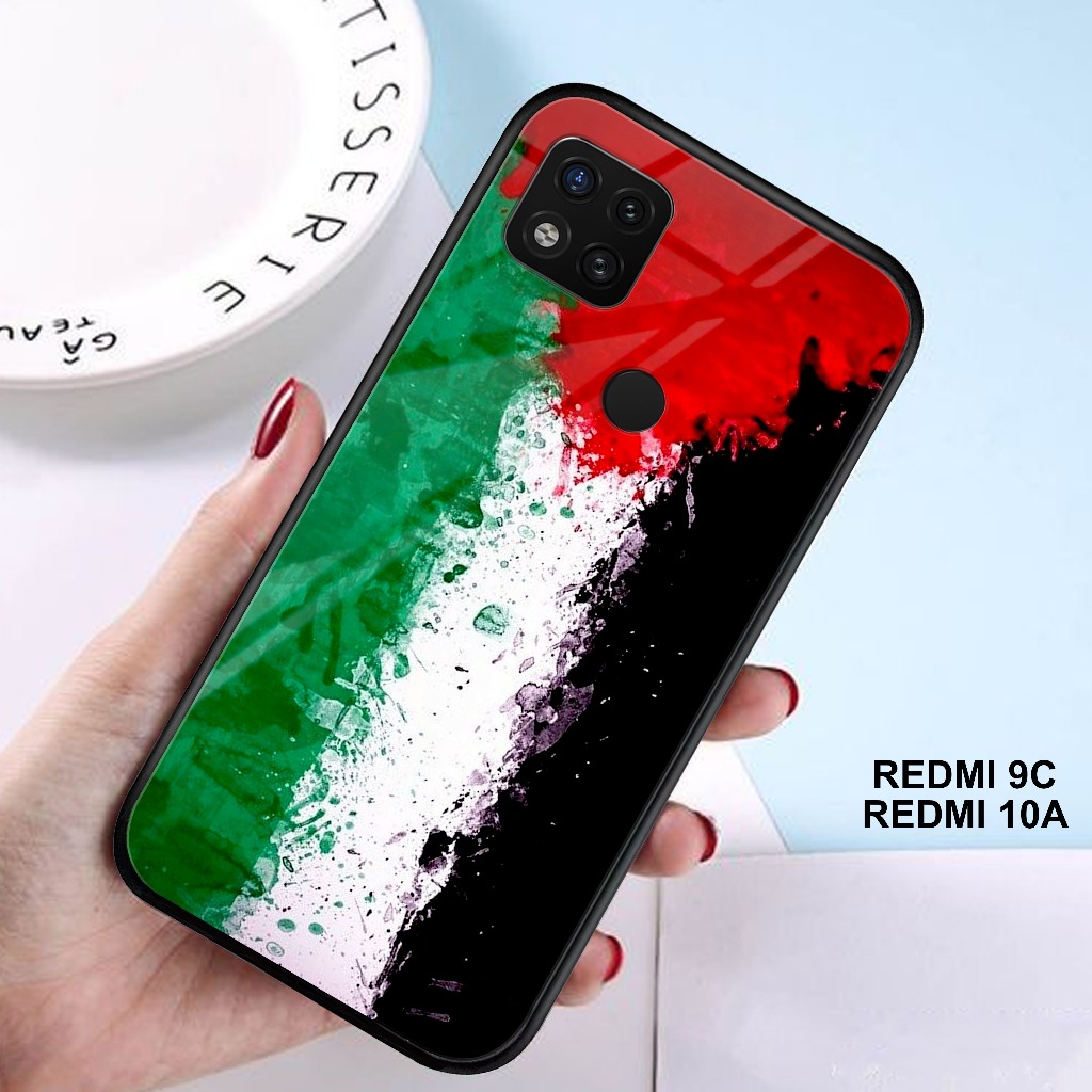 Case Xiaomi Redmi 9C / Redmi 10A - Casing REDMI 9C / REDMI 10A - ( Save Palestine ) - Case Hp - Casi