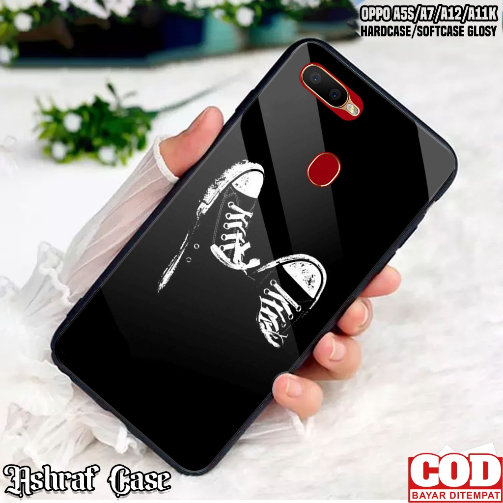 Case Oppo A5S A12 A7 A11K - Casing Hp Oppo A5S A12 A11K A7 ( BLCK ) Silikon Hp Oppo A5S A12 - Kesing