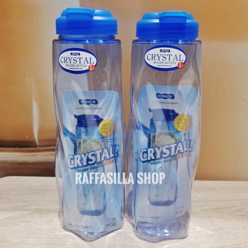Komax Botol Minum 1.0L Crystal Water Bottle Korea