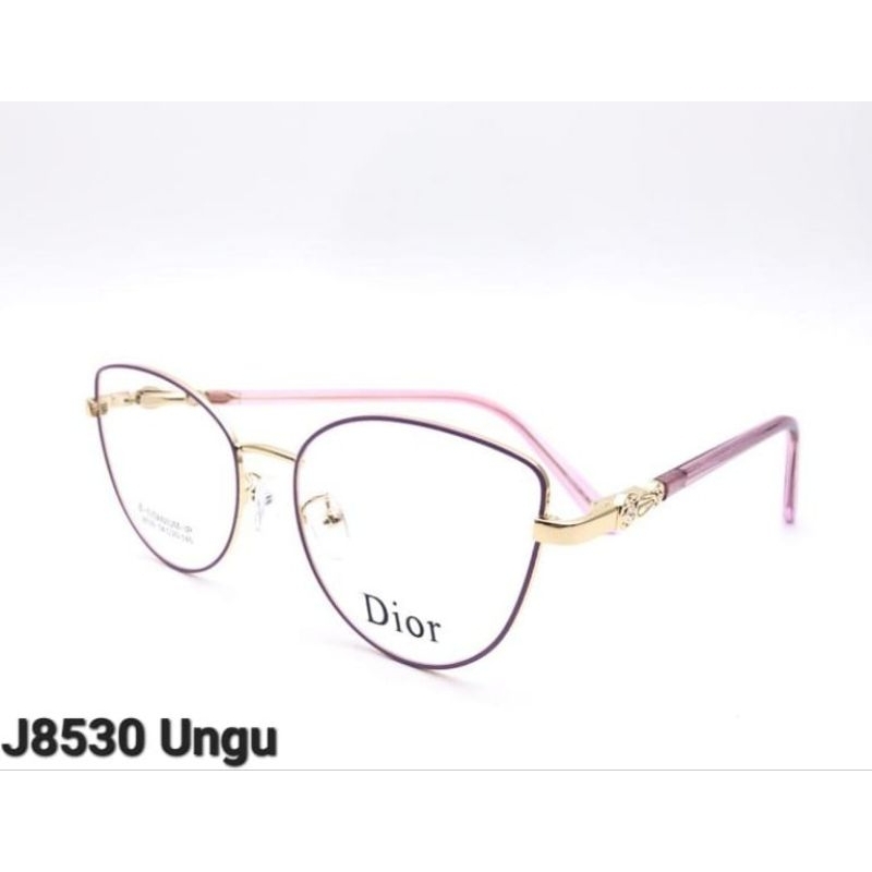 kacamata cat eye titanium lens bluecromic 8530