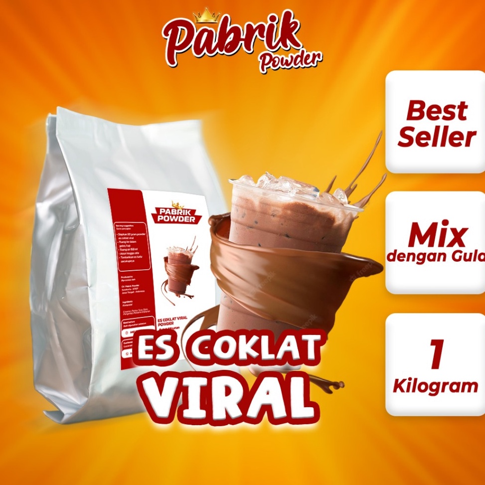 

[PRODUK 6ZJYL82] Powder Es Coklat Viral (mix) 1000 gram Big Sale ▃՞