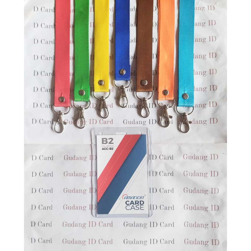 

Paket Tali Kait Polos 2CM + Card Case B2