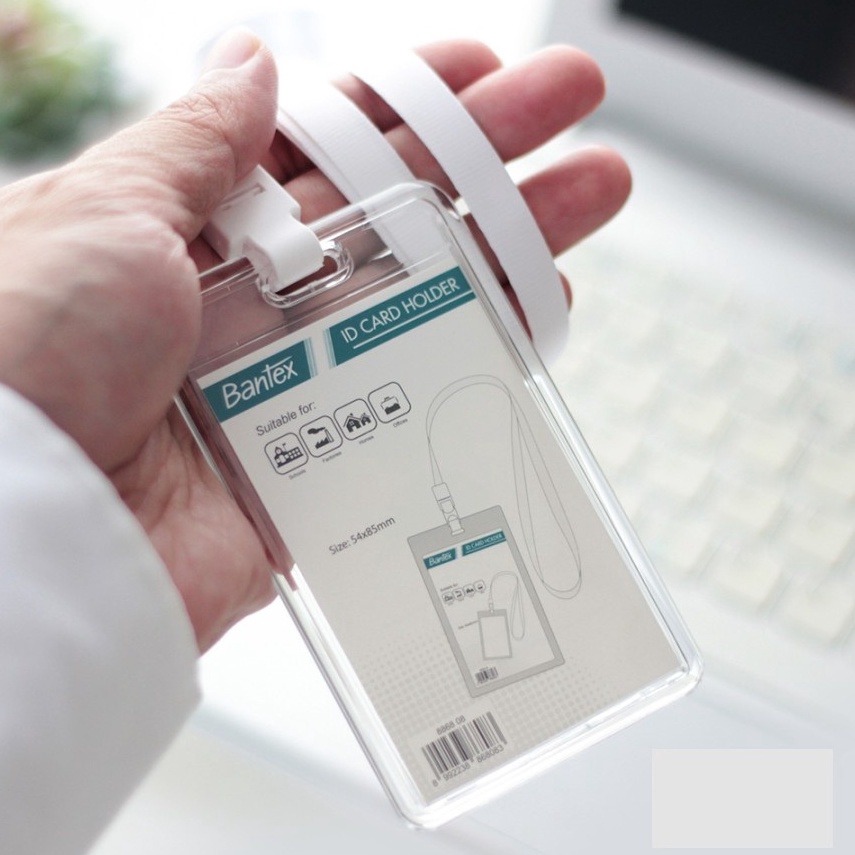 

[✶P8➢] Bantex ID Card Transparan Akrilik Only today