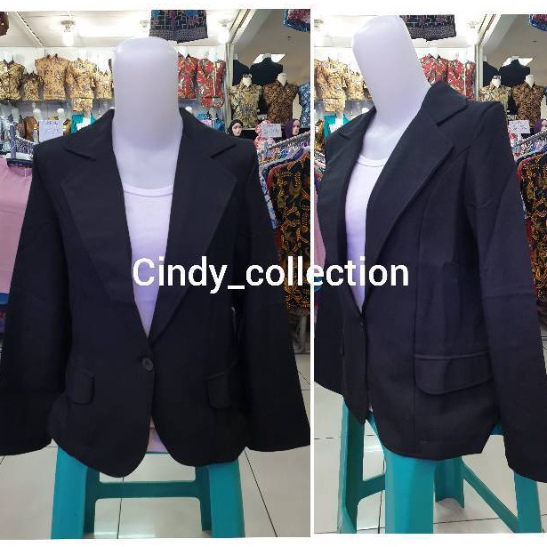 Keluaran Terbaru.. BLAZER WANITA HITAM FORMAL BLAZER HITAM BLEZER WANITA BLAZER KANTOR BLAZER FORMAL