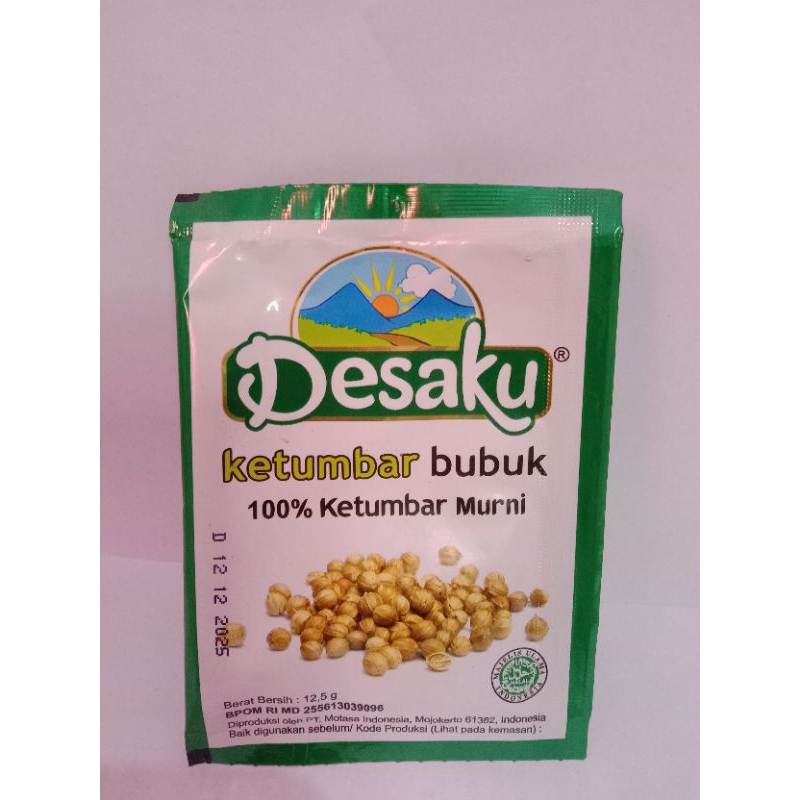 

KETUMBAR BUBUK 100% DESAKU 12,5 g