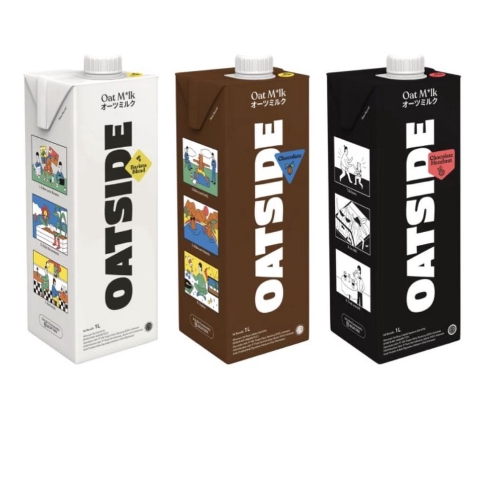 

[8FG75] OATSIDE Susu Oat Gandum 1Liter PROMO HALAL 58