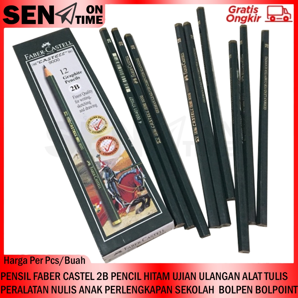 

FABER CASTEL 2B PENSIL PENCIL HITAM UJIAN ULANGAN ALAT TULIS PERALATAN NULIS ANAK PERLENGKAPAN SEKOLAH BOLPEN BOLPOINT FEBER CENTLE PENSILL MENULIS NULIS PENCILL BOLPOIN BOLPENSIL FABERCASTELL