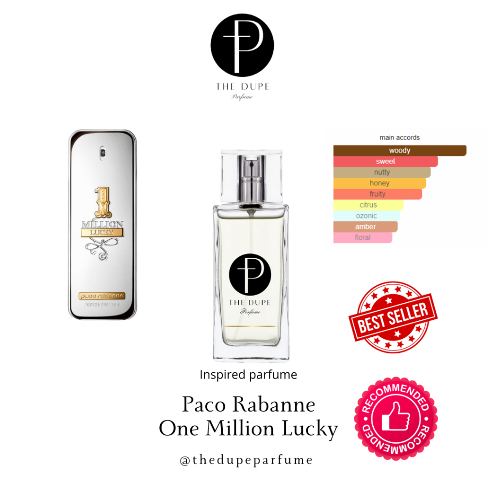 The Dupe Parfume Inspired Parfume PB 1 Million Lucky