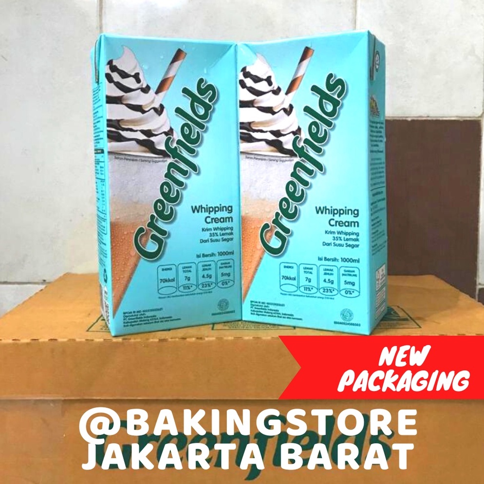 

EDF Whipping cream Greenfields 1 liter ➤Baru