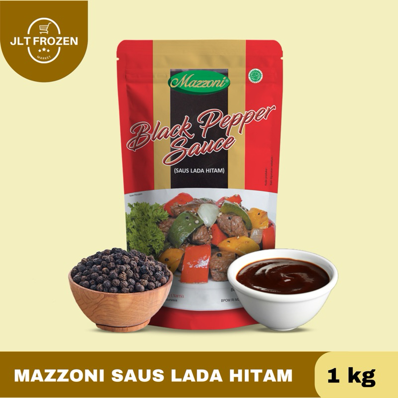 

Mazzoni Blackpepper Sauce / Saus Lada Hitam - 1kg
