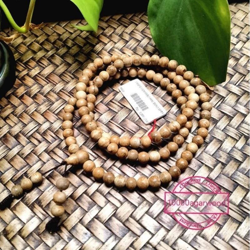 10000agarwood Tasbih gaharu Malinau Kalimantan 6mm 108 butir