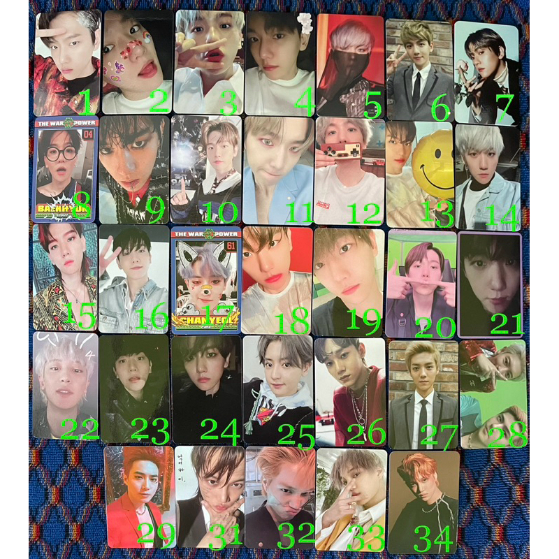 READY STOK PC ALBUM & NONALBUM EXO KPOP || BAEKHYUN || CHANYEOL || SEHUN || SUHO || KAI || CHEN || L