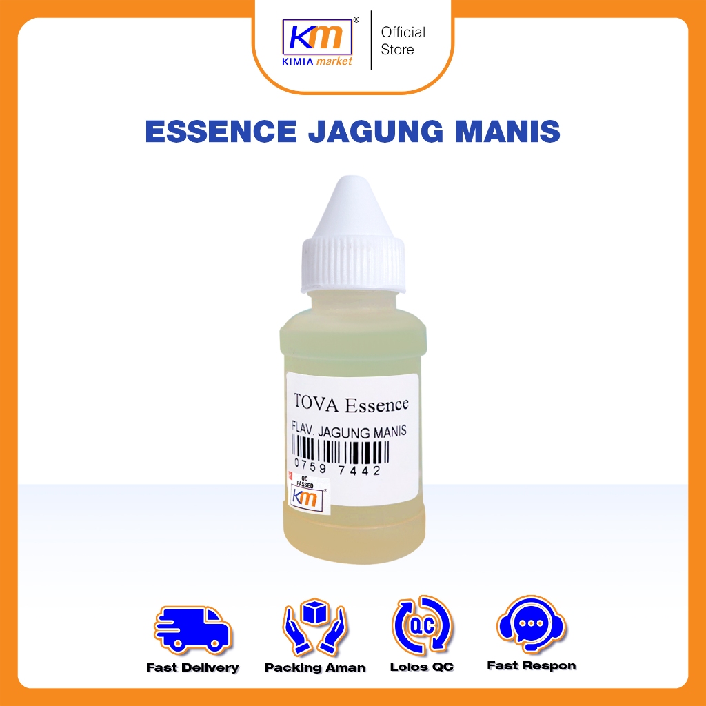 

Essen makanan / flavor Tova Jagung Manis 50ml / Perisa Makanan / Penambah Aroma Cair / Perisa Cair Jagung Manis / Essen Jagung Manis Makanan/Minuman