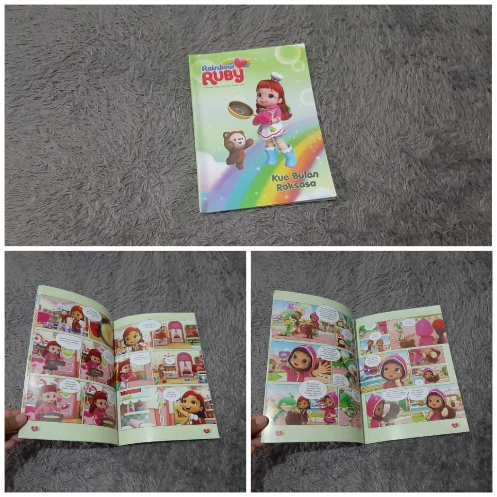 Kue Bulan Raksasa Rainbow Ruby buku anak bekas second preloved