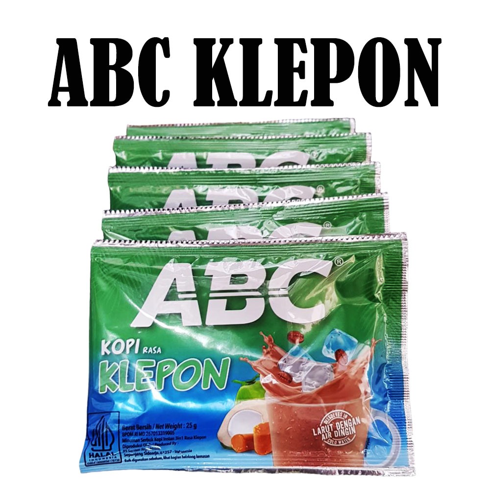 

KOPI ABC KLEPON RENCENG ISI 10