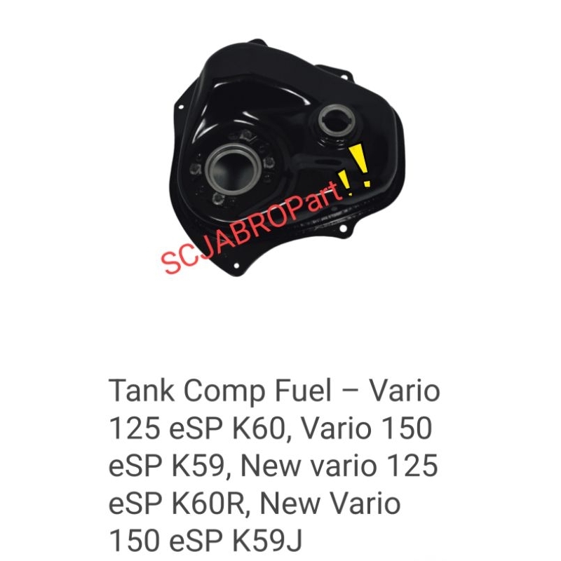 TANK COMP FUEL HONDA VARIO 125 VARIO 150..17510 K59 A10..ORI AHM