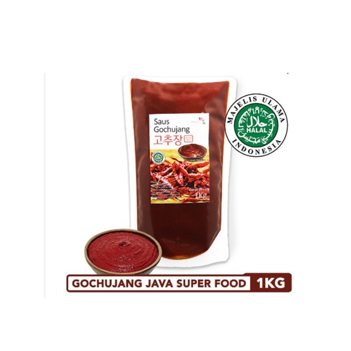 

SAUS GOCHUJANG HALAL 1 KG JAVA SUPER FOOD SAUS TOPOKKI TTEOKBOKKI TOKPOKI TTEOK GOCHUGARU