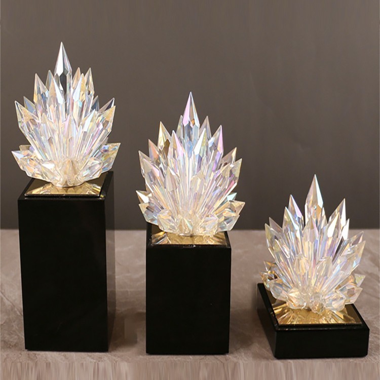 Pajangan Meja Kristal Mewah / Lucite Crystal Ornament Set 2661