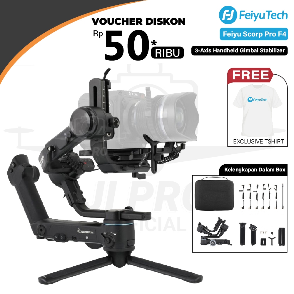 Feiyu Tech Scorp Pro F4 Handheld Gimbal Stabilizer Original Scrop F 4