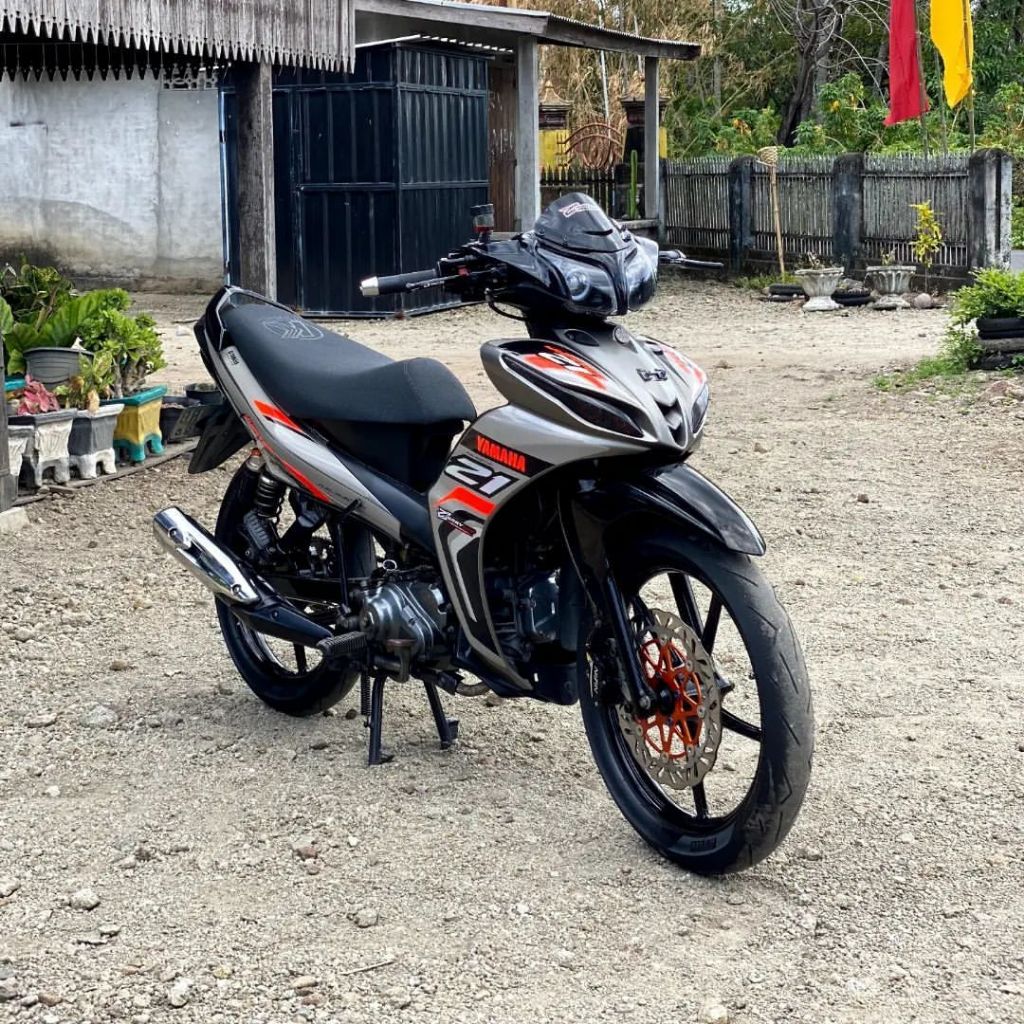 JUPITER Z1 STIKER STRIPING TRANSPARAN PREMIUM MOTOR KEREN LIS VARIASI STIKER MOTOR YAMAHA