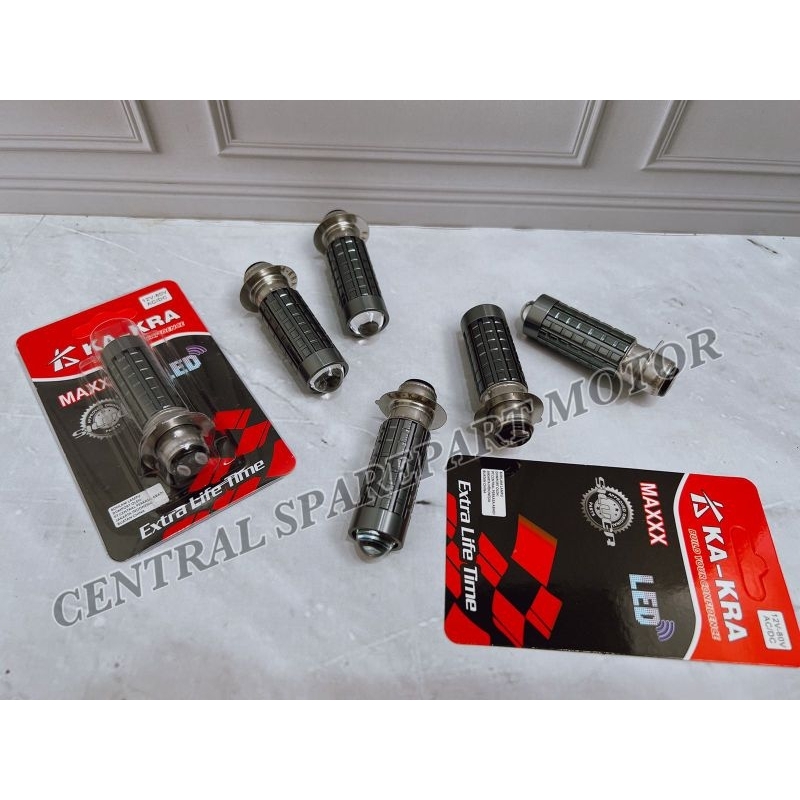 TERBARU Lampu Led H6 LASER Hi Loo Beam Dual Colour H6 LASICC Merk Ka-kra