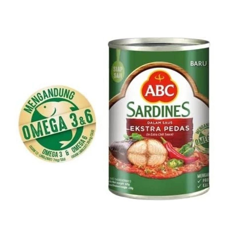 

ABC SARDINES EXTRA HOT 425GR-SARDEN