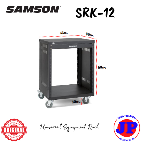 Samson SRK12 Universal Equipment Rack Sound System SRK-12