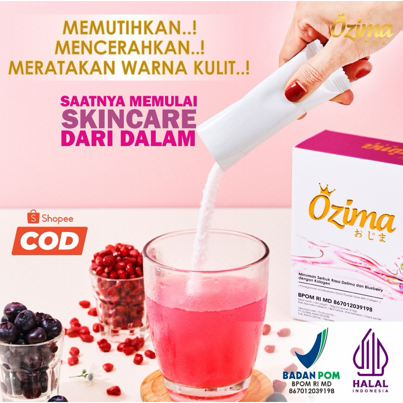 Forcysn Ozima Gluta Collagen Drink Ikan Salmon Collagen Tripeptide Kolagen Drink Collagen Dna Salmon