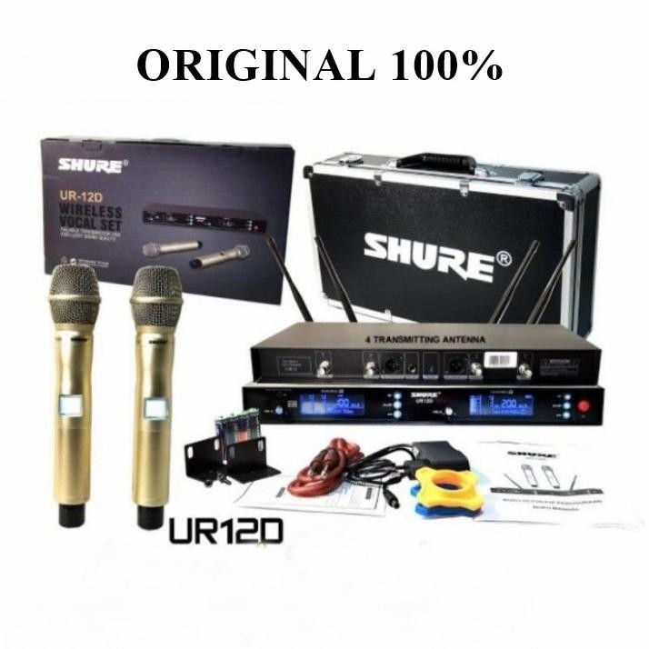 Mic Shure Ur 12D Wireless mik werles shure ur12d free koper