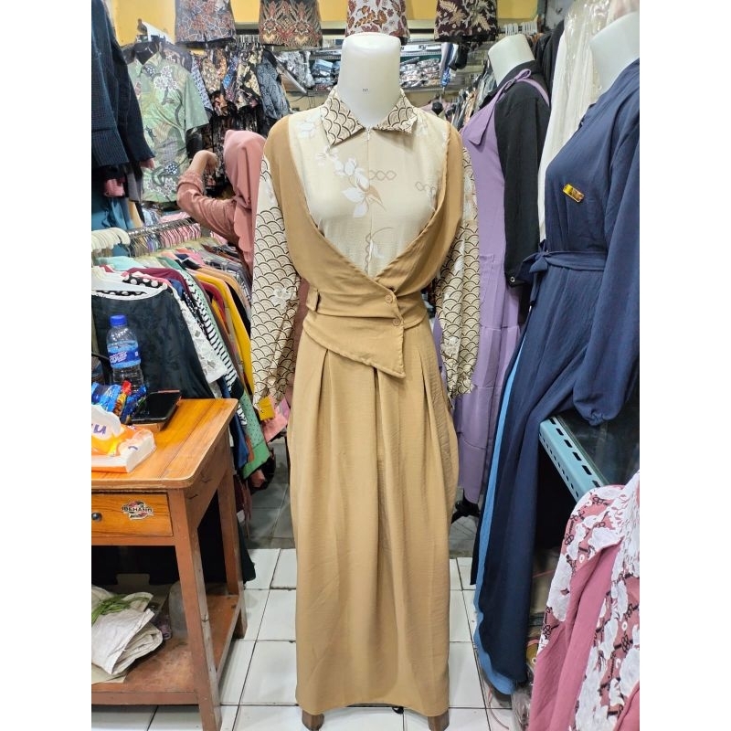 GAMIS NUNA LABEL ETNIK ROMPI MURAH