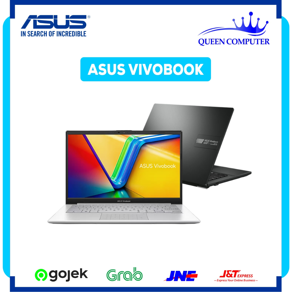 Laptop ASUS Vivobook Ryzen 3 7320U 8GB 256GB W11 + OHS 2021 Garansi Resmi 2 Tahun