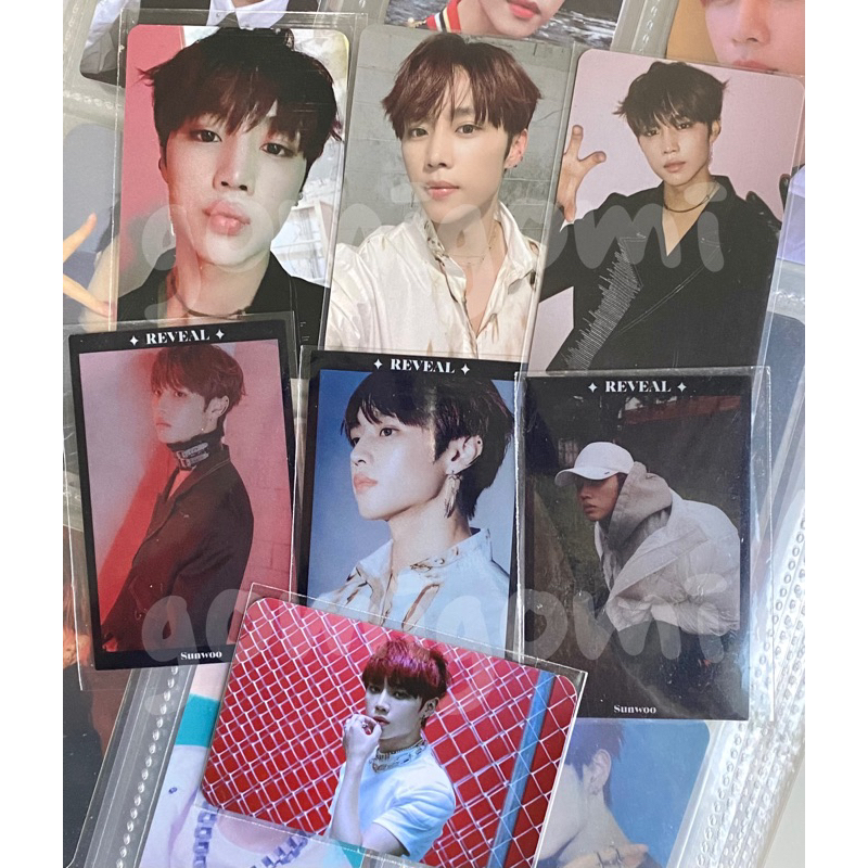 PC Sunwoo Reveal Set (Wolf Moon Boy PF Appmus Apple Music Bene The Boyz Tbz)