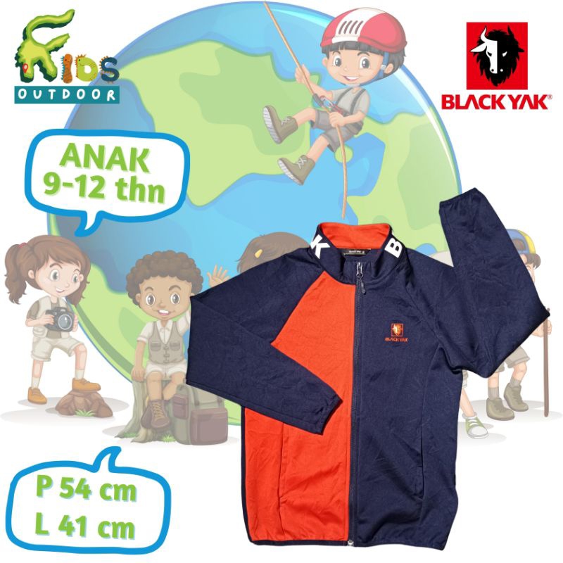 Jaket Outdoor Anak BLACKYAK Second Bekas