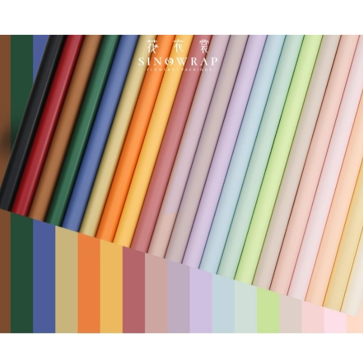 

[Merk Sinowrap] 1pack Wrapping paper Cellophane DOFF